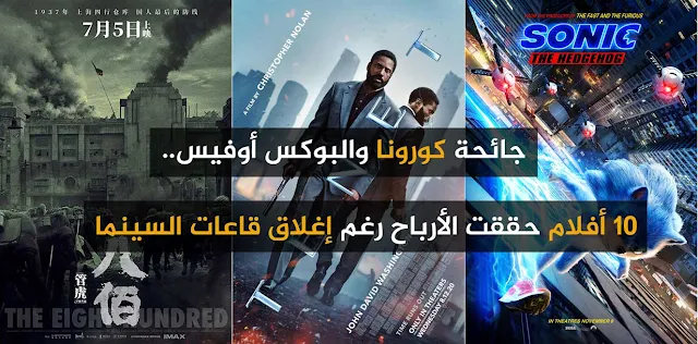 هذه هي الأفلام العشرة الأكثر تحقيقا للإيرادات في البوكس أوفيس العالمي لسنة 2020 رغم جائحة كورونا وإغلاق قاعات السينما هذه-هي-الأفلام-العشرة-الأكثر-تحقيقا-للإيرادات-في-البوكس-أوفيس-العالمي-لسنة-2020-رغم-جائحة-كورونا-وإغلاق-قاعات-السينما