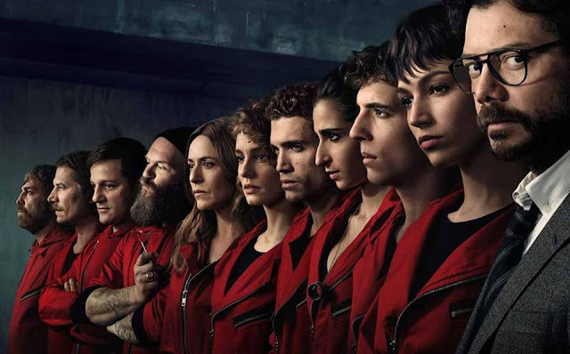 مراجعة الموسم الثالث La Casa de Papel.. بعد أن أصبح القناع رمزاً البروفيسور يضرب ضربته الثانية مراجعة الموسم الثالث La Casa de Papel.. بعد أن أصبح القناع رمزاً البروفيسور يضرب ضربته الثانية